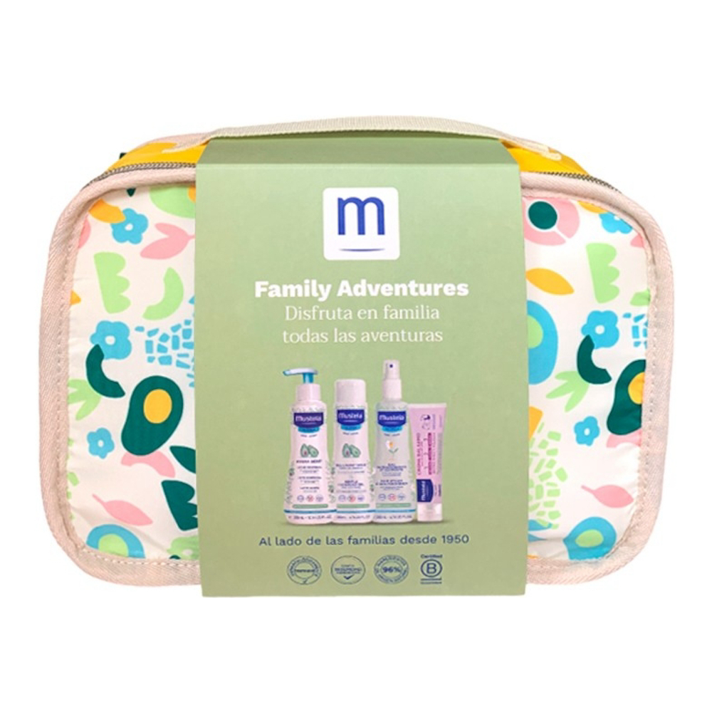 'Family Adventures Pastel' Baby Care Set - 4 Pieces