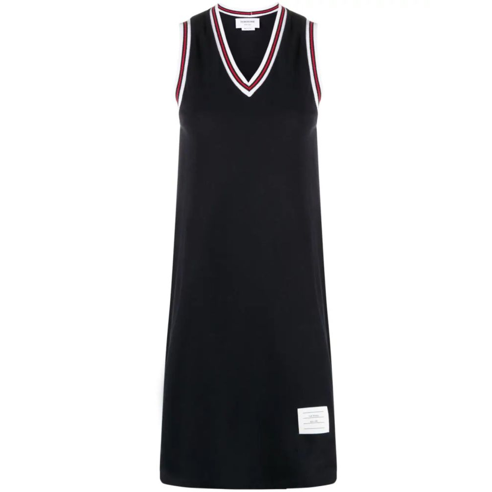 Robe mini 'Rwb-Stripe Piqué Tennis' pour Femmes