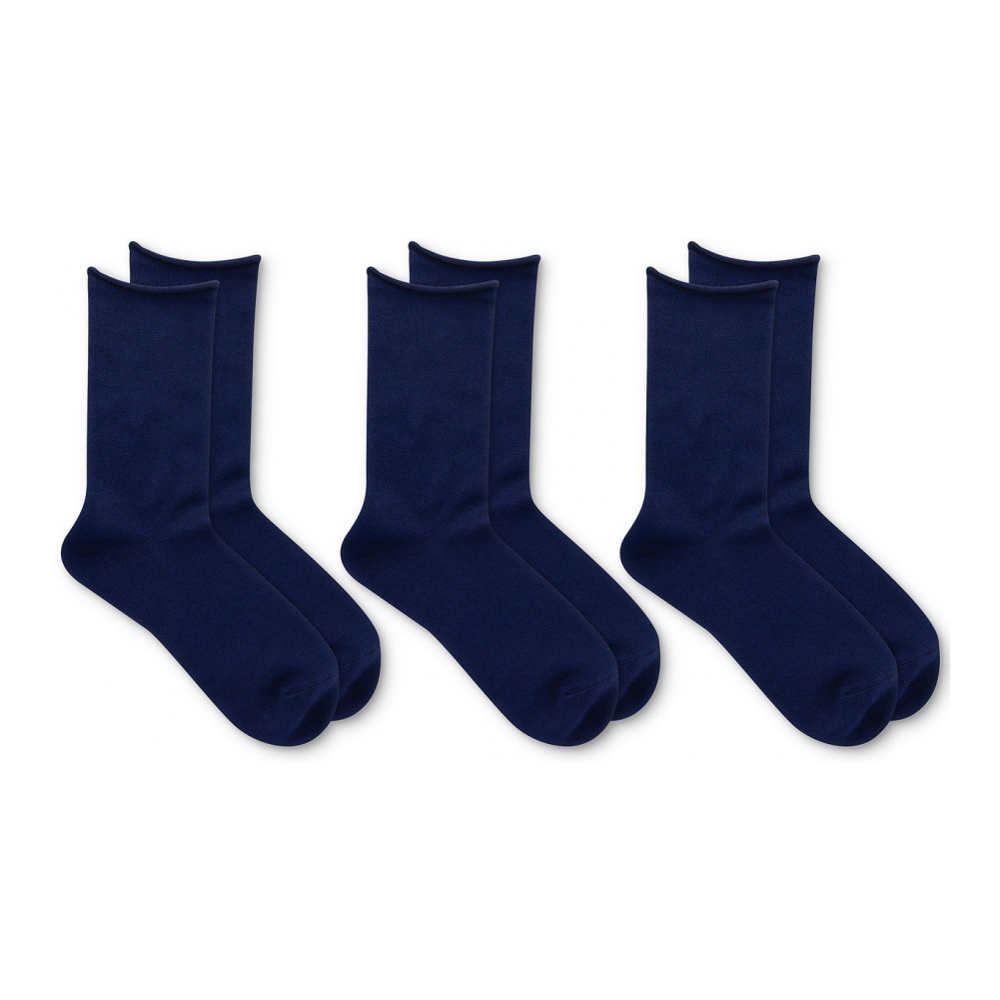 'Super Soft Roll-Top' Socken für Damen - 3 Paare