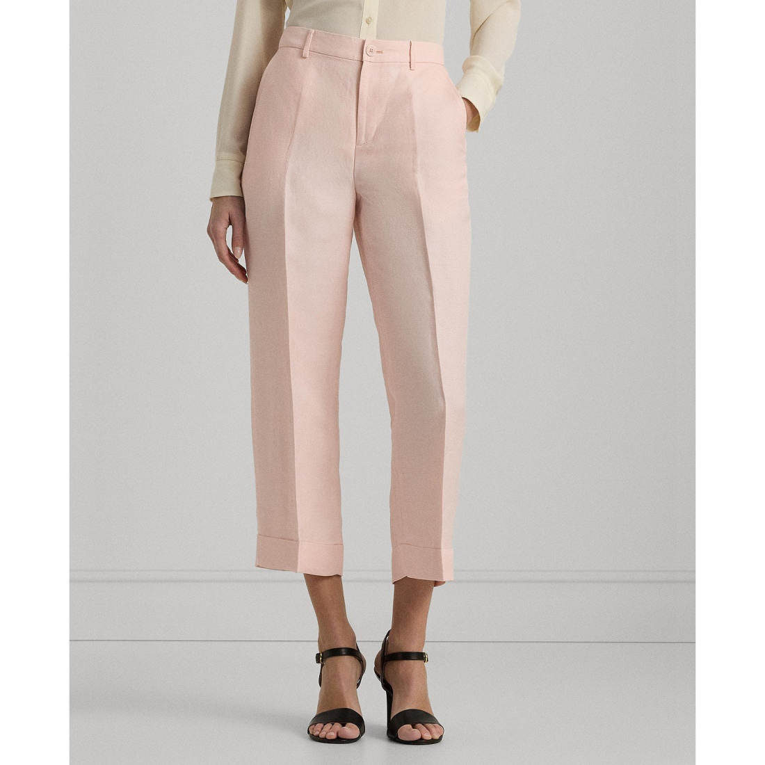 Women's 'Cropped Twill' Trousers