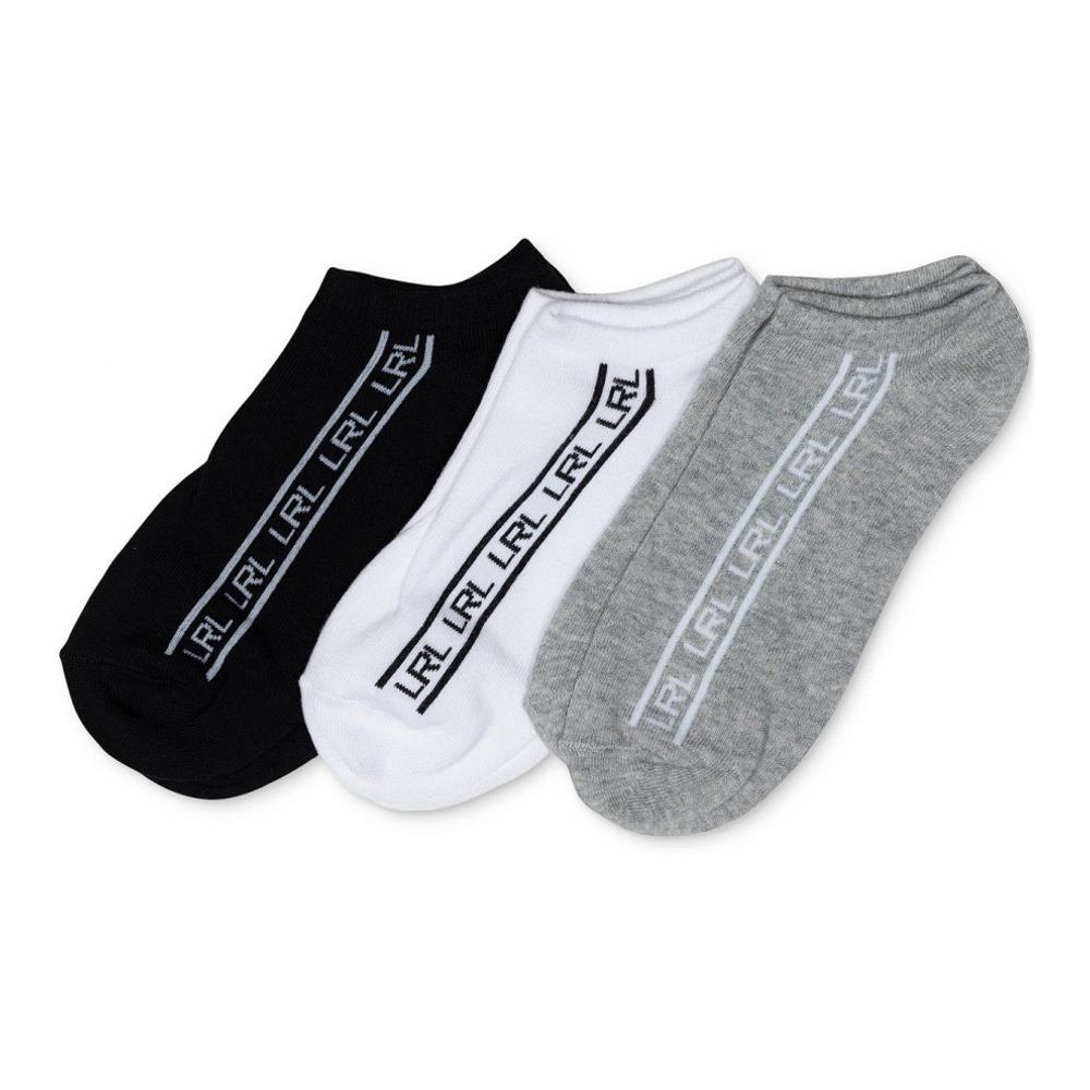 'Racing Stripe Low Cut' Socken für Damen - 3 Paare