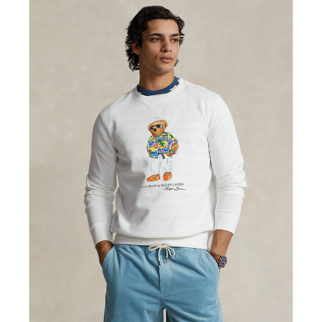 'Polo Bear' Sweatshirt für Herren