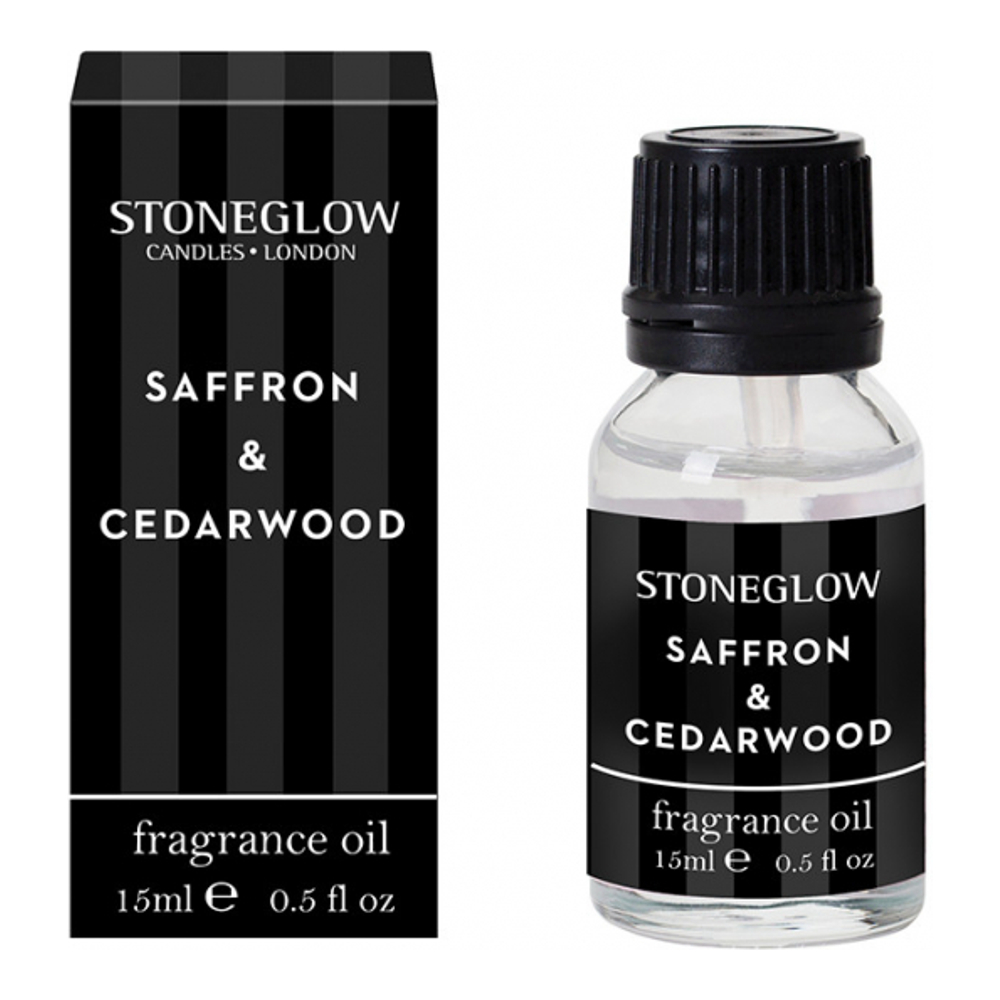 'Saffron & Cedarwood' Perfume Oil - 15 ml