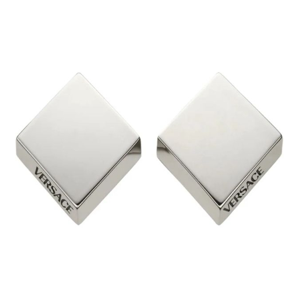 Boucles d'oreilles 'Logo-Engraved Rhombus Stud' pour Femmes
