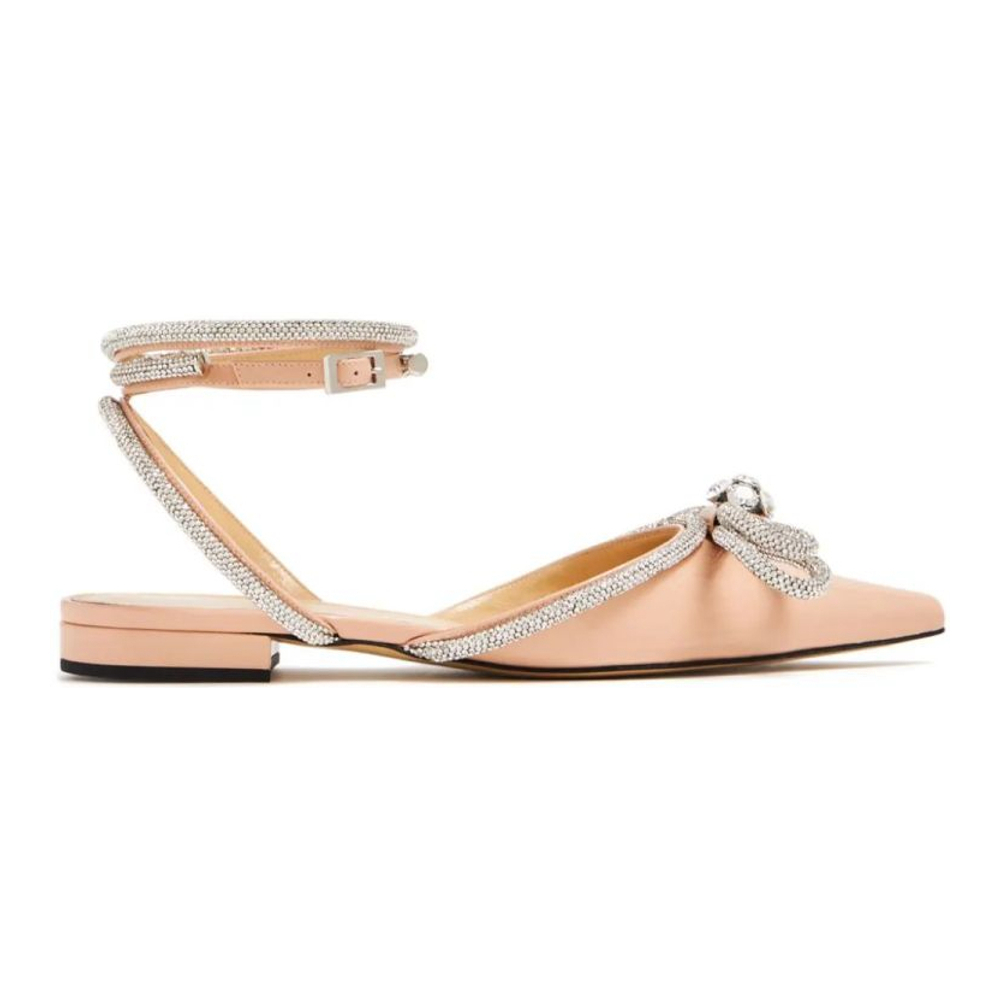 Sandales plates 'Double Bow' pour Femmes