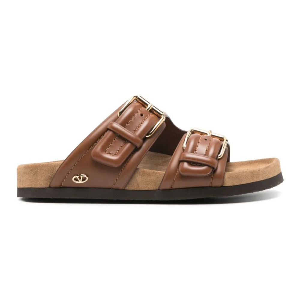 Women's 'VLogo-Logo' Flat Sandals