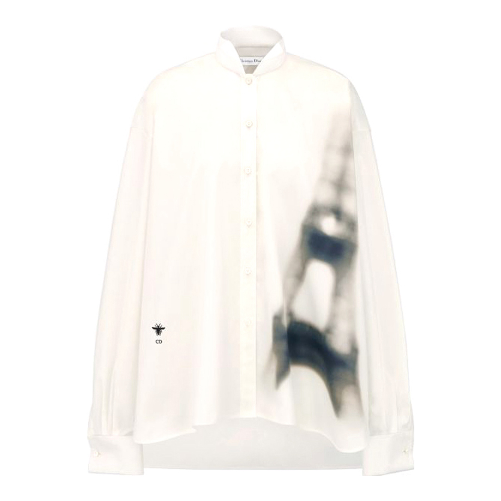 Blouse à manches longues 'Eiffel Tower Motif' pour Femmes