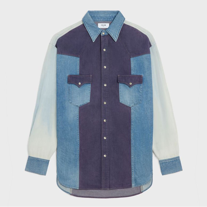 Chemise en Jean 'Western' pour Hommes