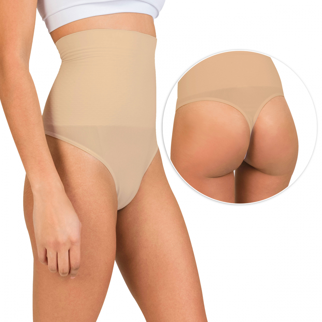 Tanga à taille haute pour Femmes