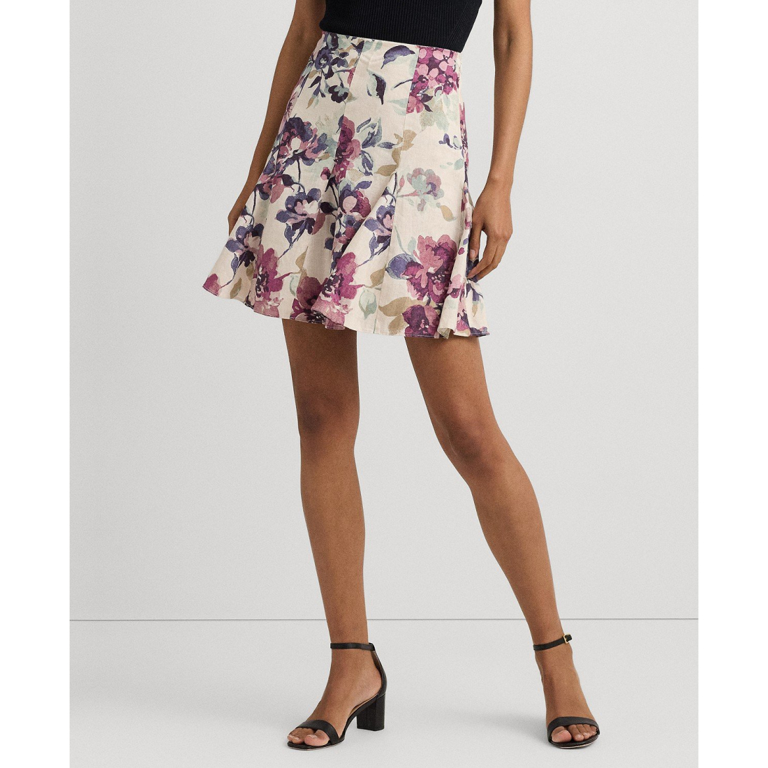 Women's 'Floral' Mini Skirt