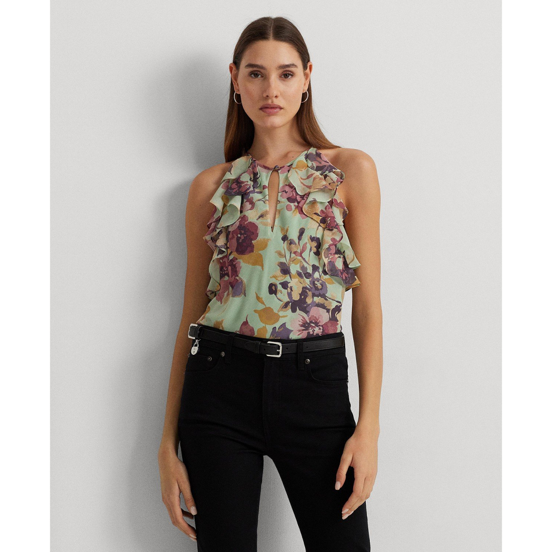 Blouse sans manches 'Ruffled' pour Femmes