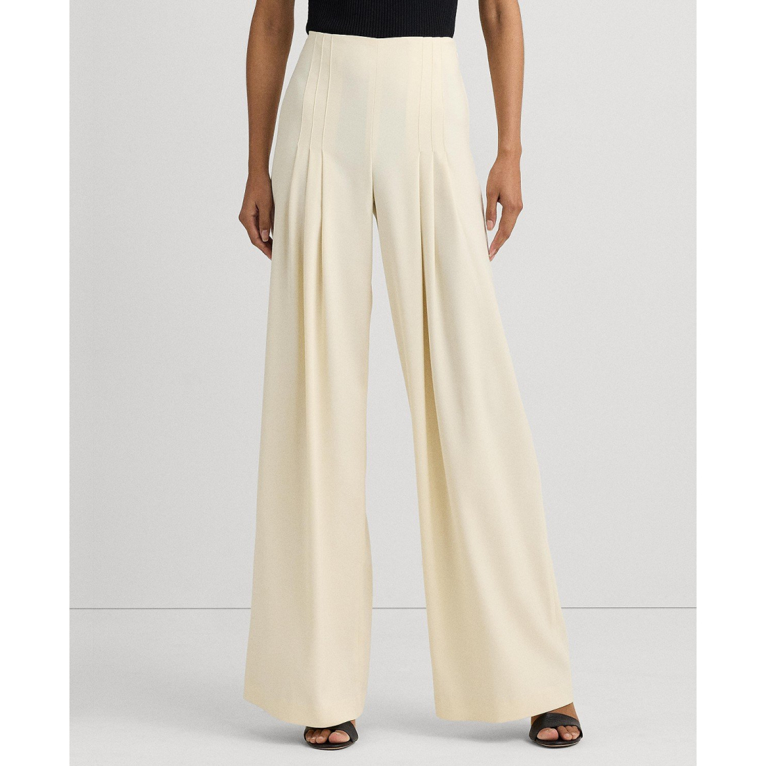 Women's 'Pleated' Palazzo Trousers
