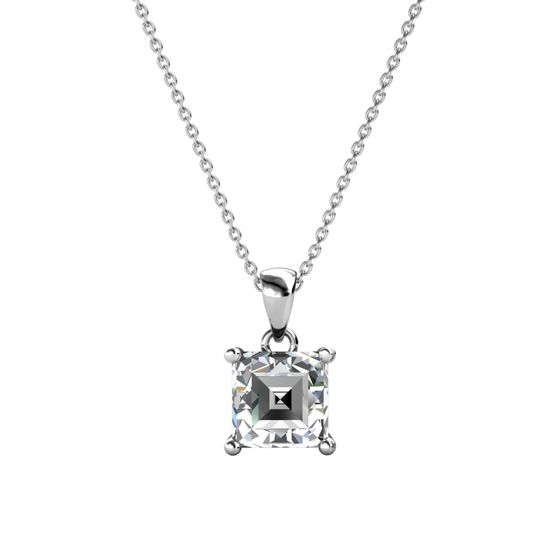 Women's 'Simple Square' Pendant