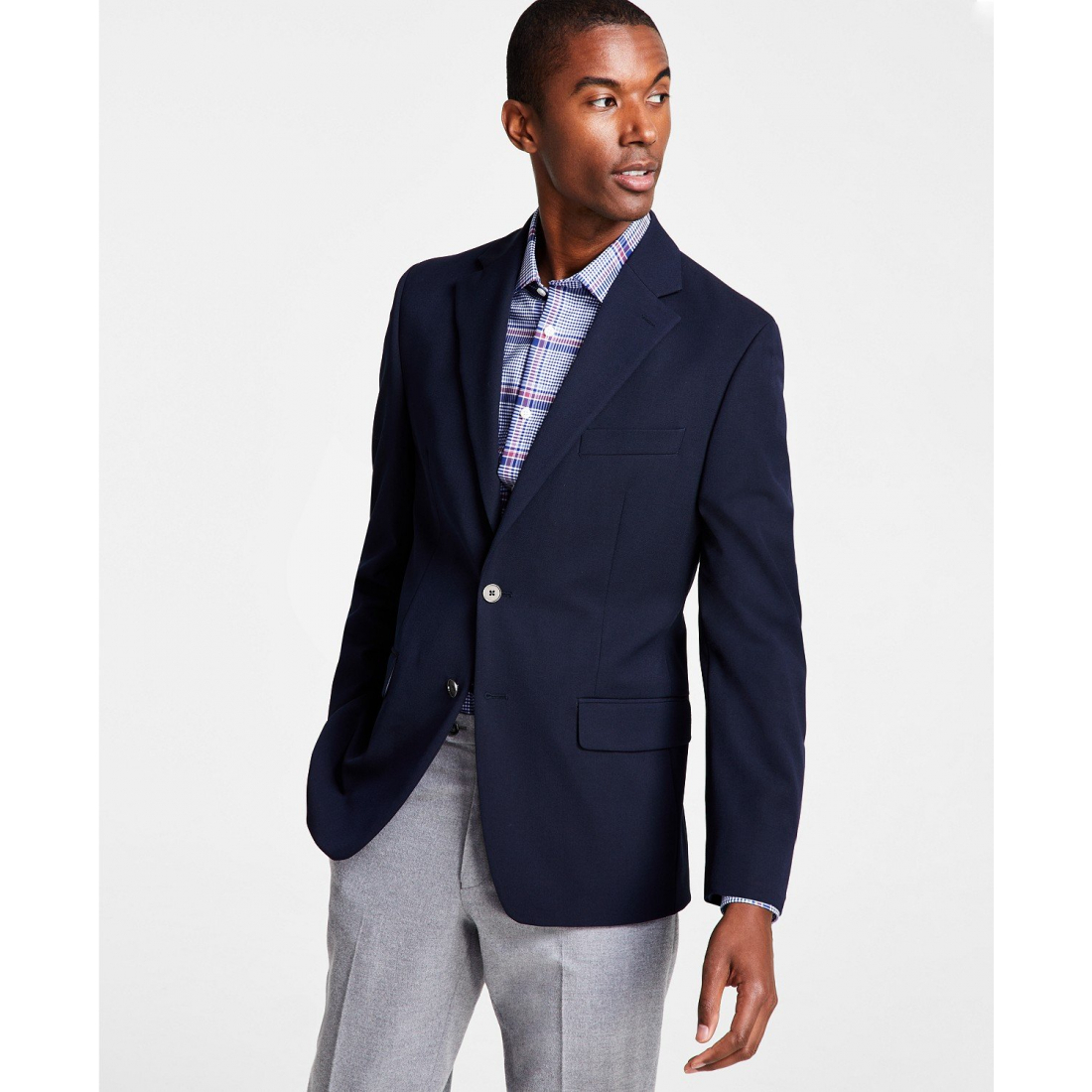 Blazer 'Classic-Fit Stretch Solids' pour Hommes