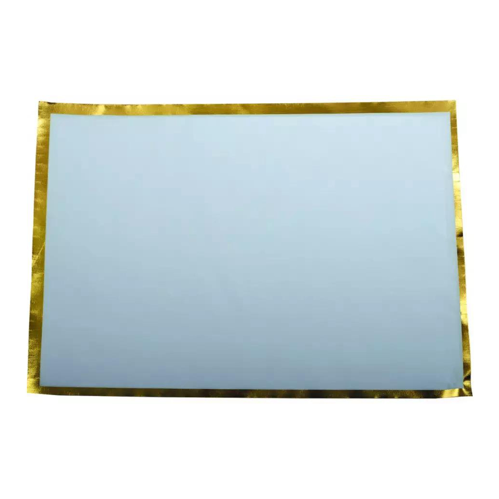 Abreißbare Platzsets, weiß und gold, 32 Stück