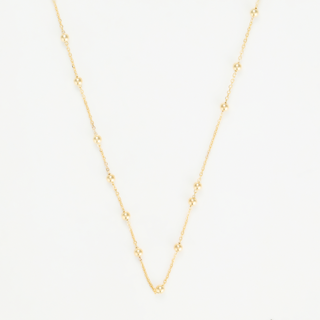 50Cm Yellow Gold Ball Chain (375/1000)