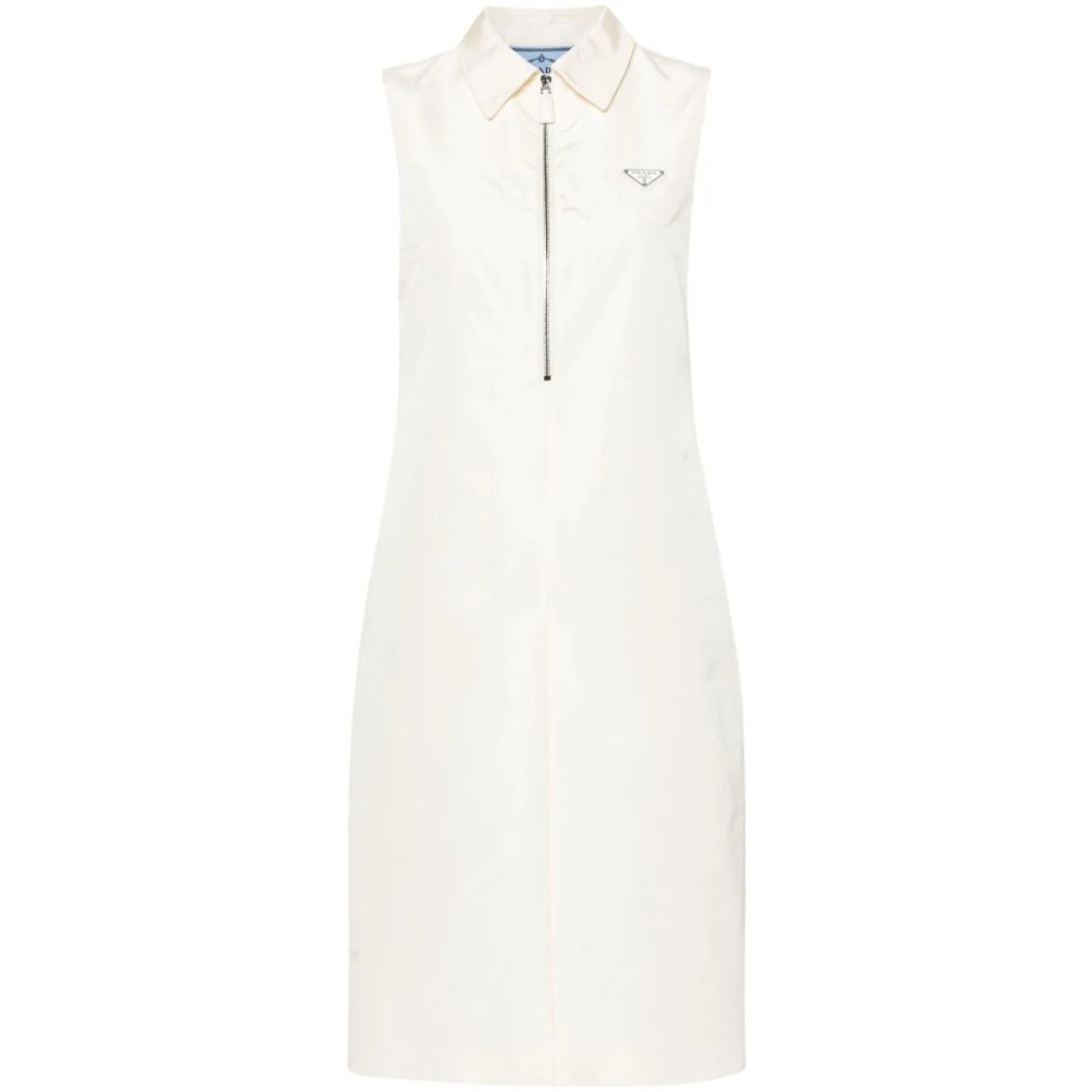 Robe Midi 'Logo-Appliqué Faille' pour Femmes