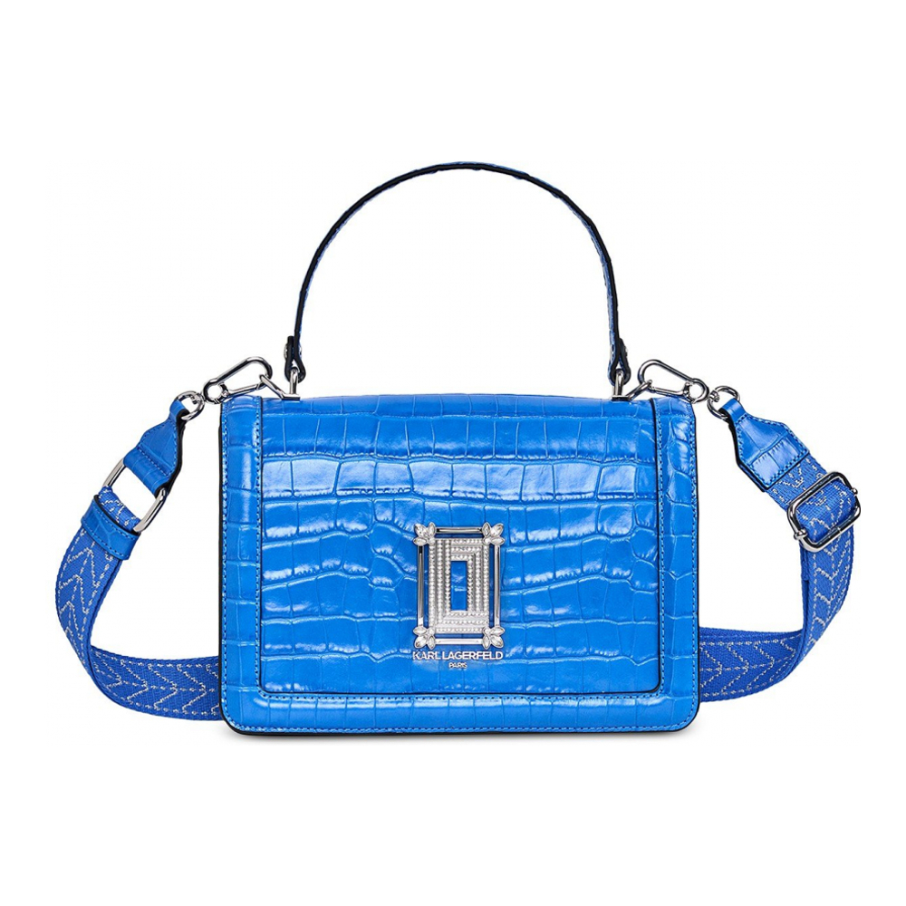 Sac à main 'Simone Flap Croc' pour Femmes