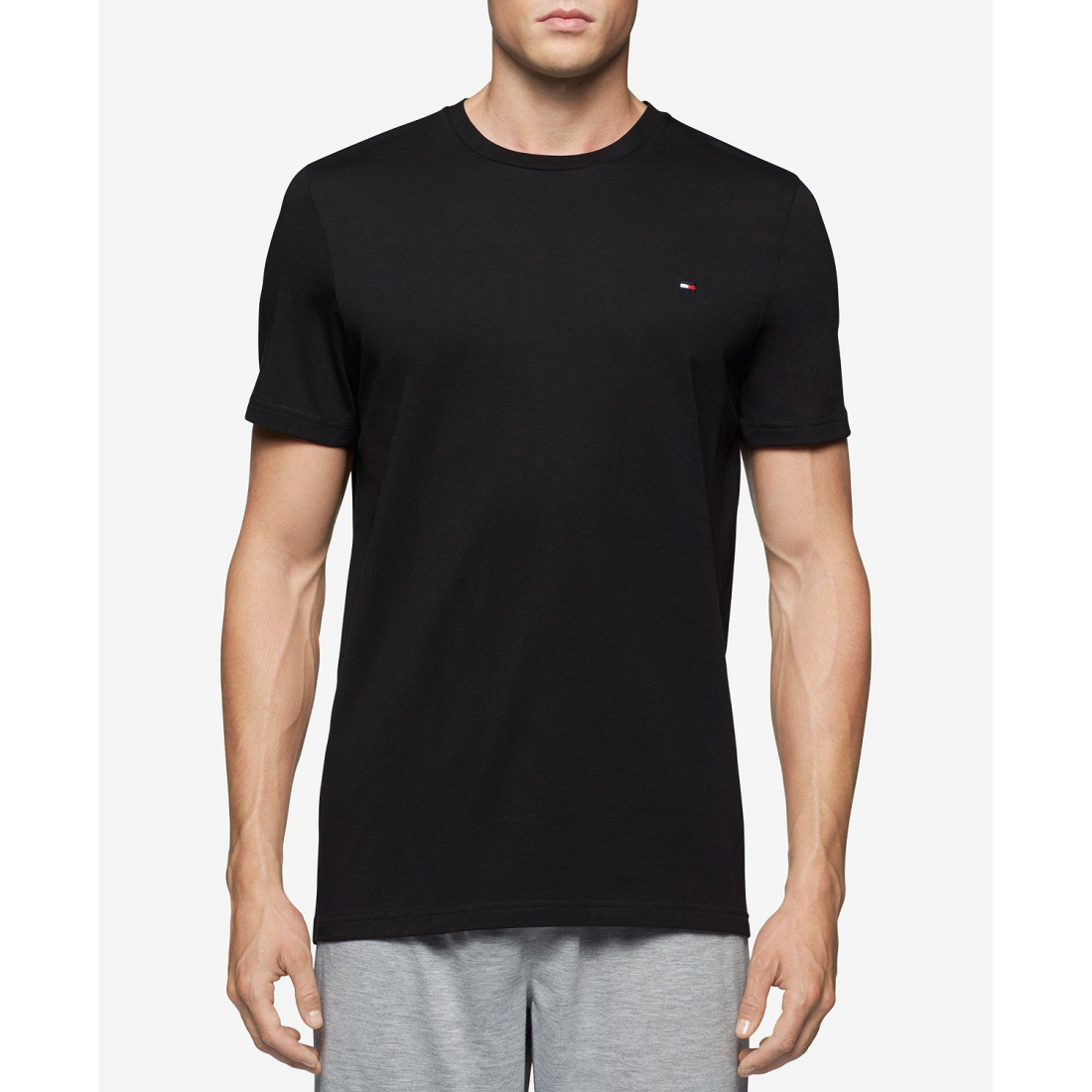 'Cotton Crew Neck Undershirt' pour Hommes