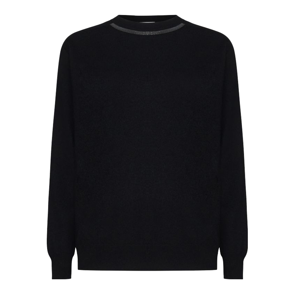 'Crew-Neck' Pullover für Damen
