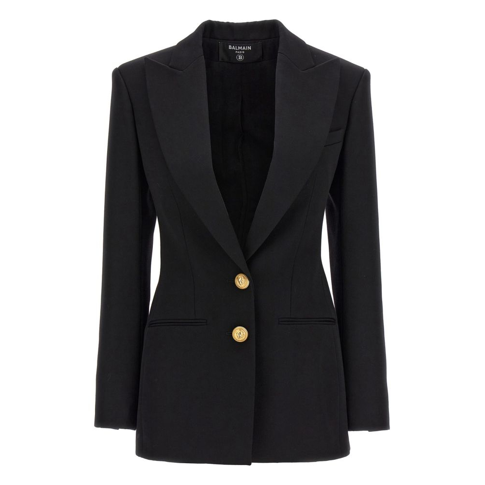 'Logo' Klassischer Blazer für Damen
