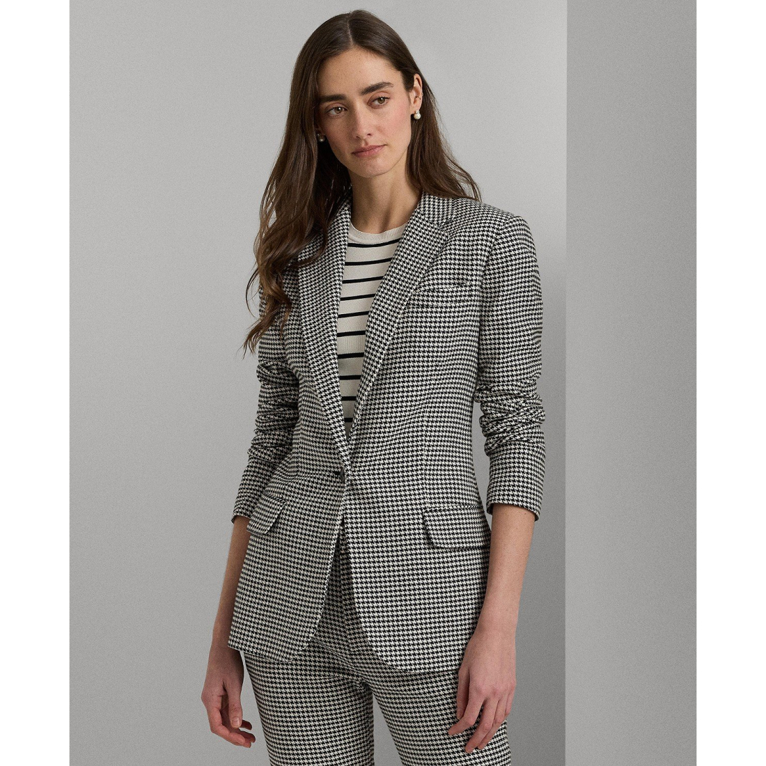 Blazer 'Houndstooth' pour Femmes