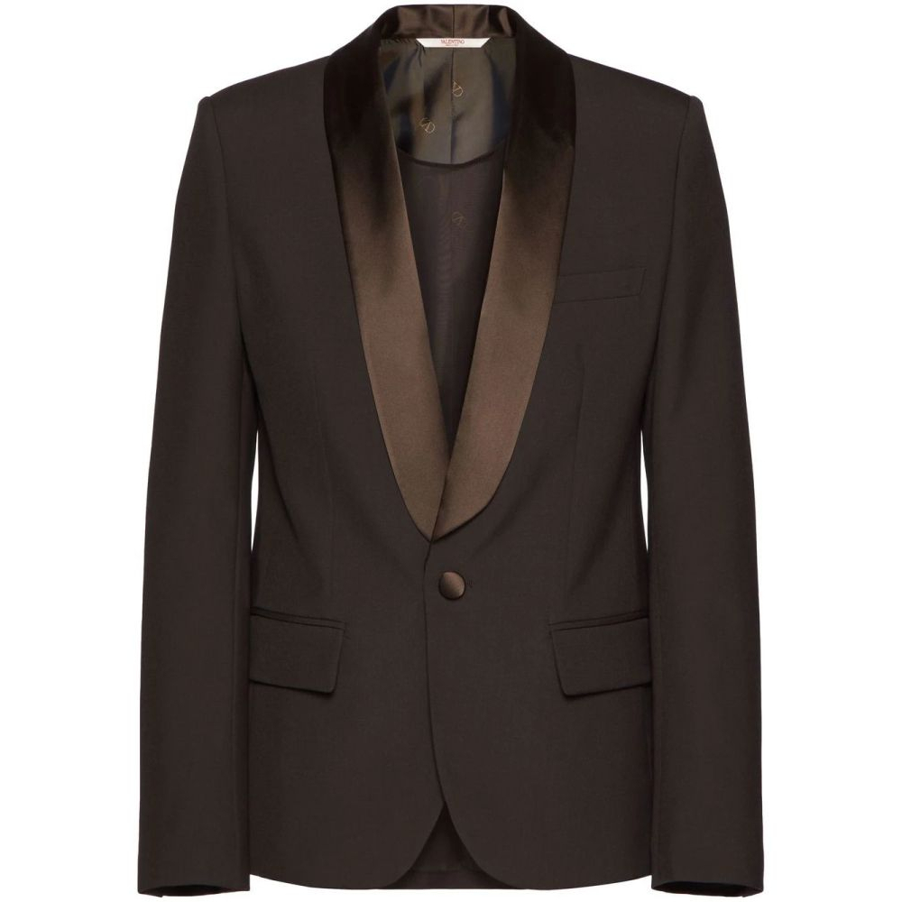 Men's 'Contrasting-Lapels' Blazer