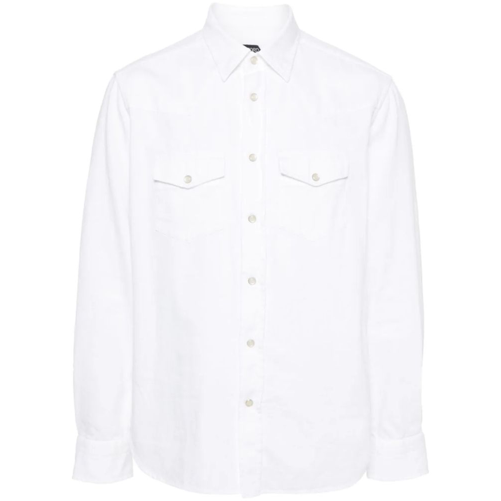 Chemise 'Western-Style Panelled' pour Hommes
