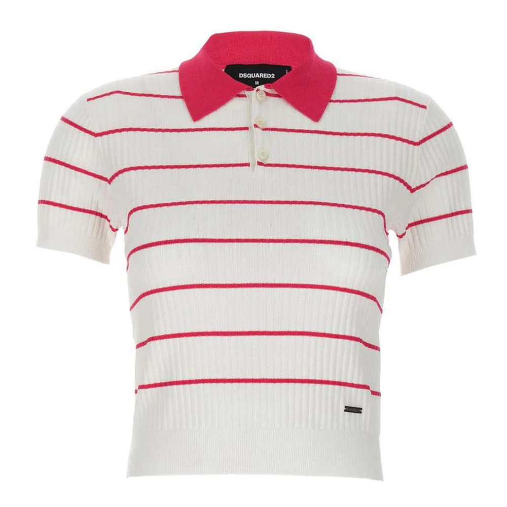 Polo 'Striped' pour Femmes