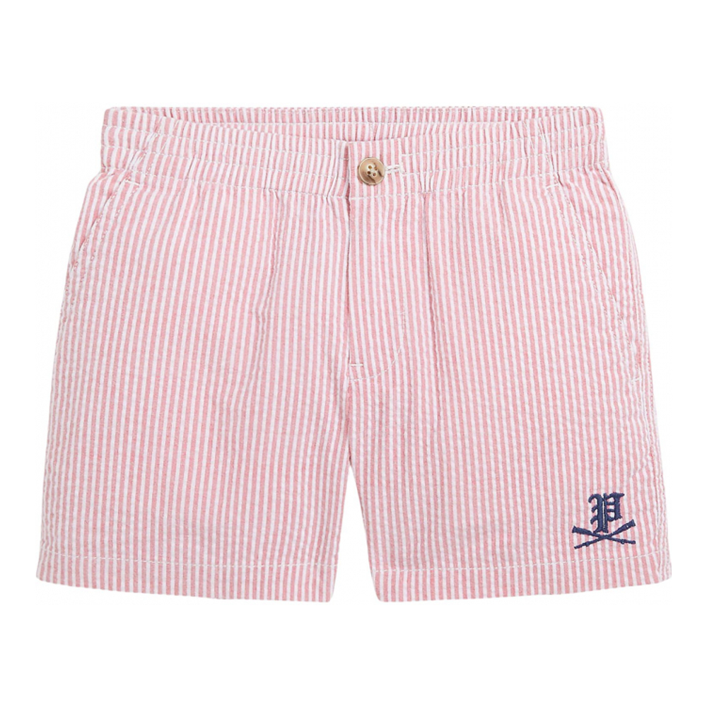 'Polo Prepster Stretch Seersucker Shorts' pour Enfant et petit garçon
