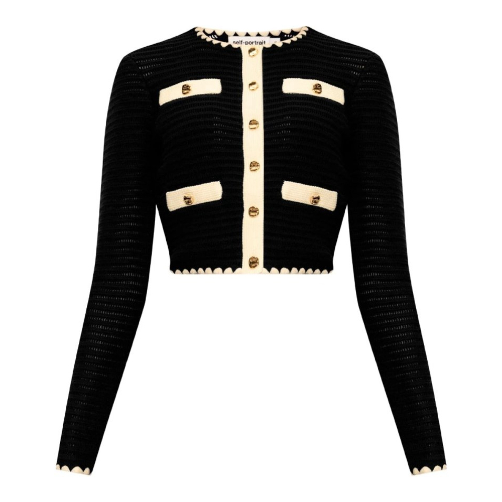 Cardigan 'Crochet-Knit' pour Femmes