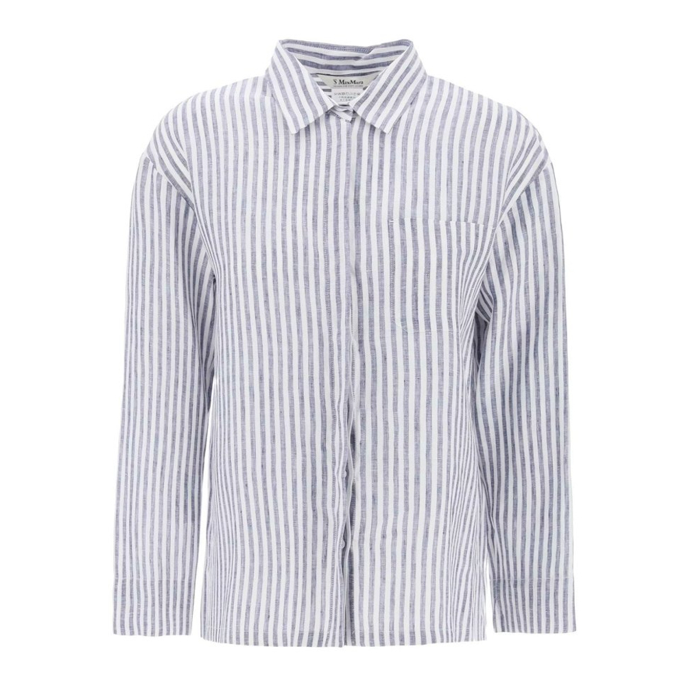 Chemise en lin 'Renania Striped' pour Femmes
