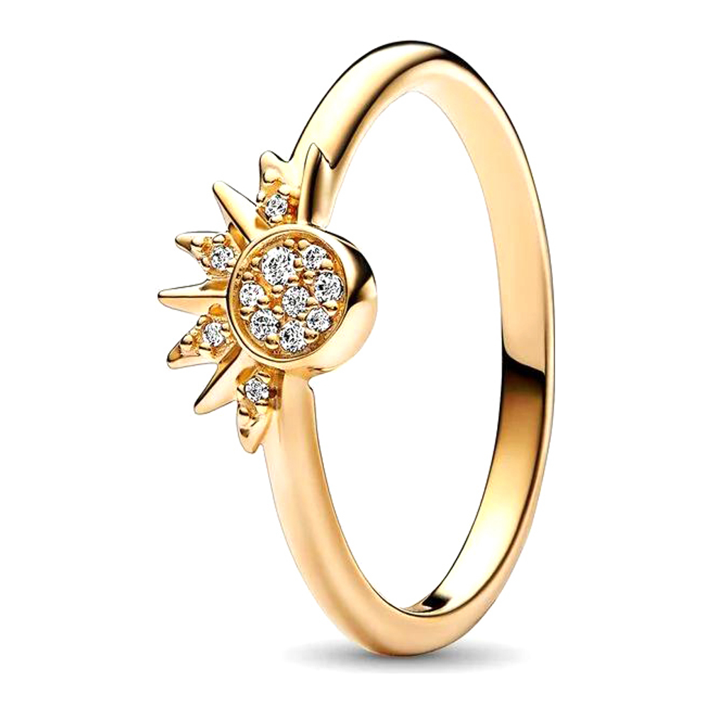 Bague 'Celestial Sparkling Sun' pour Femmes