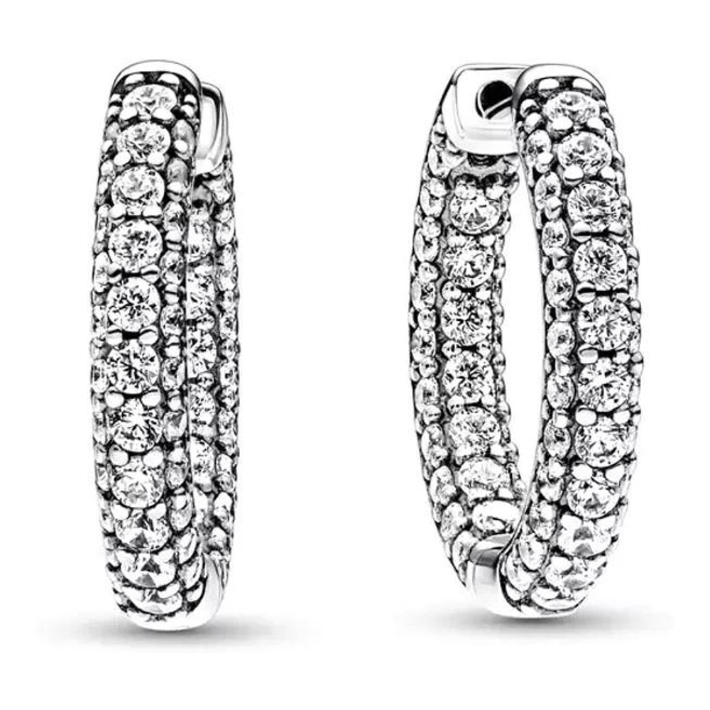 Women's 'Timeless Pave Single-row' Earrings