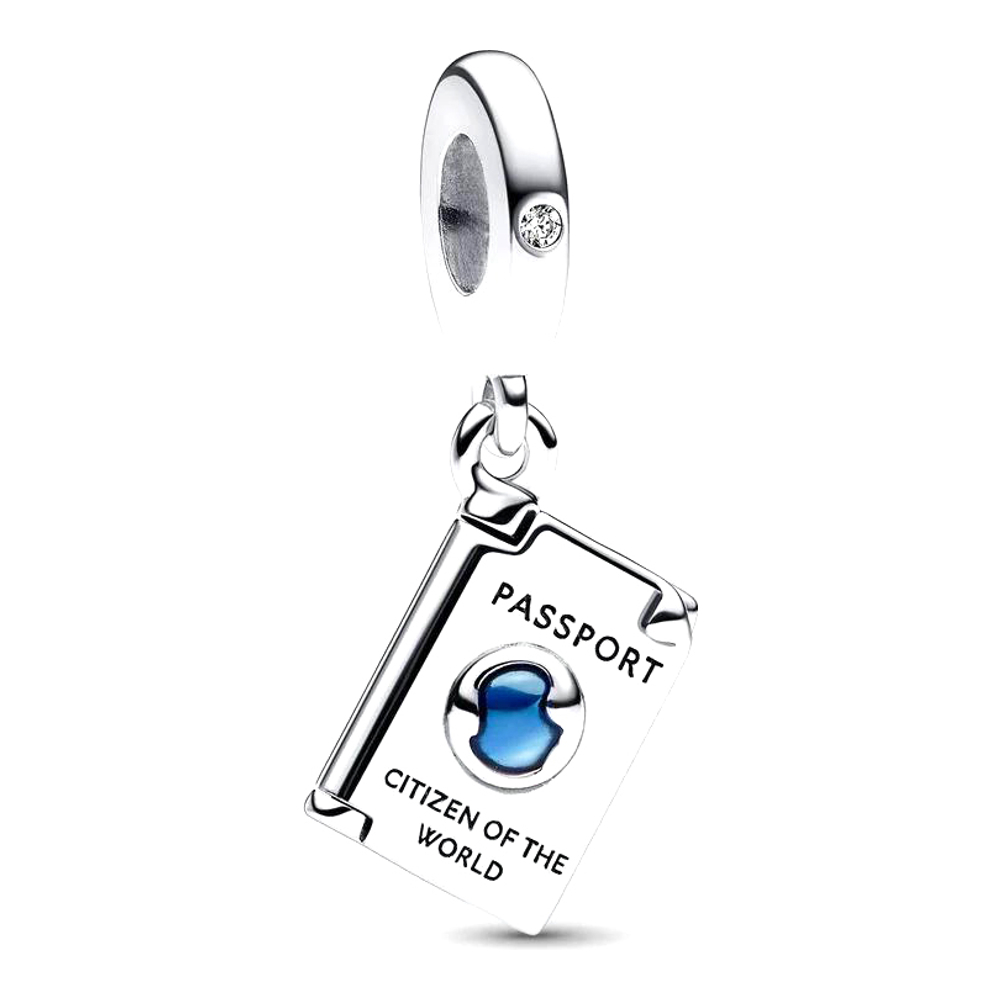 Women's 'Openable Passport' Charm