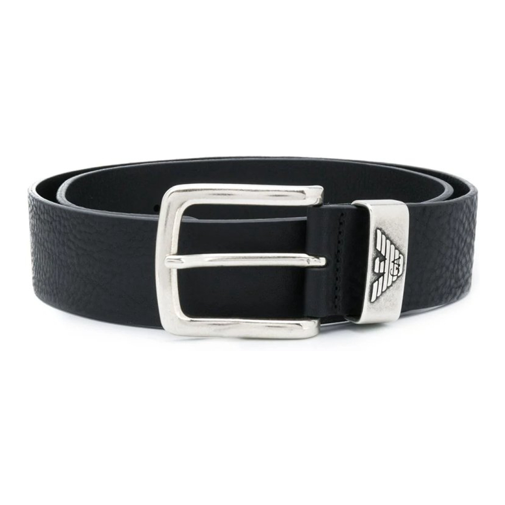 Ceinture Réglable 'Logo Plaque' pour Hommes