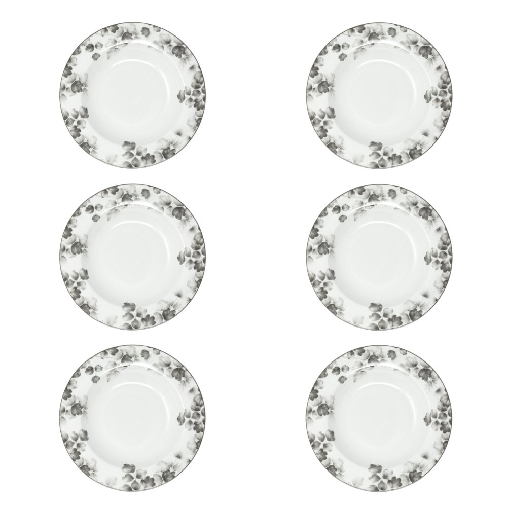 'Foliage' Soup Plate Set - 22 cm - 6 Pieces