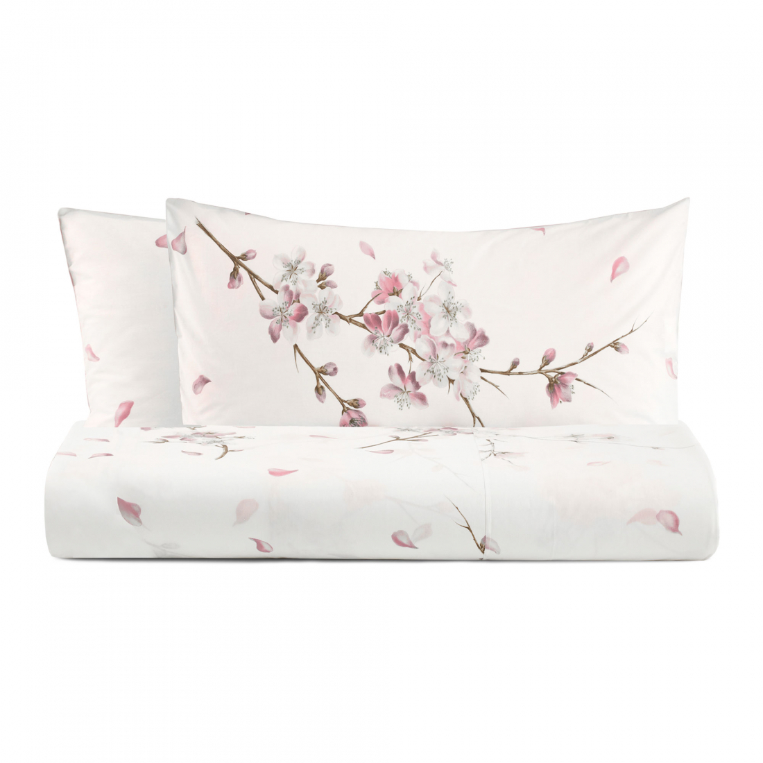 Ensemble De Housse De Couette Double À Fleurs De Pêcher