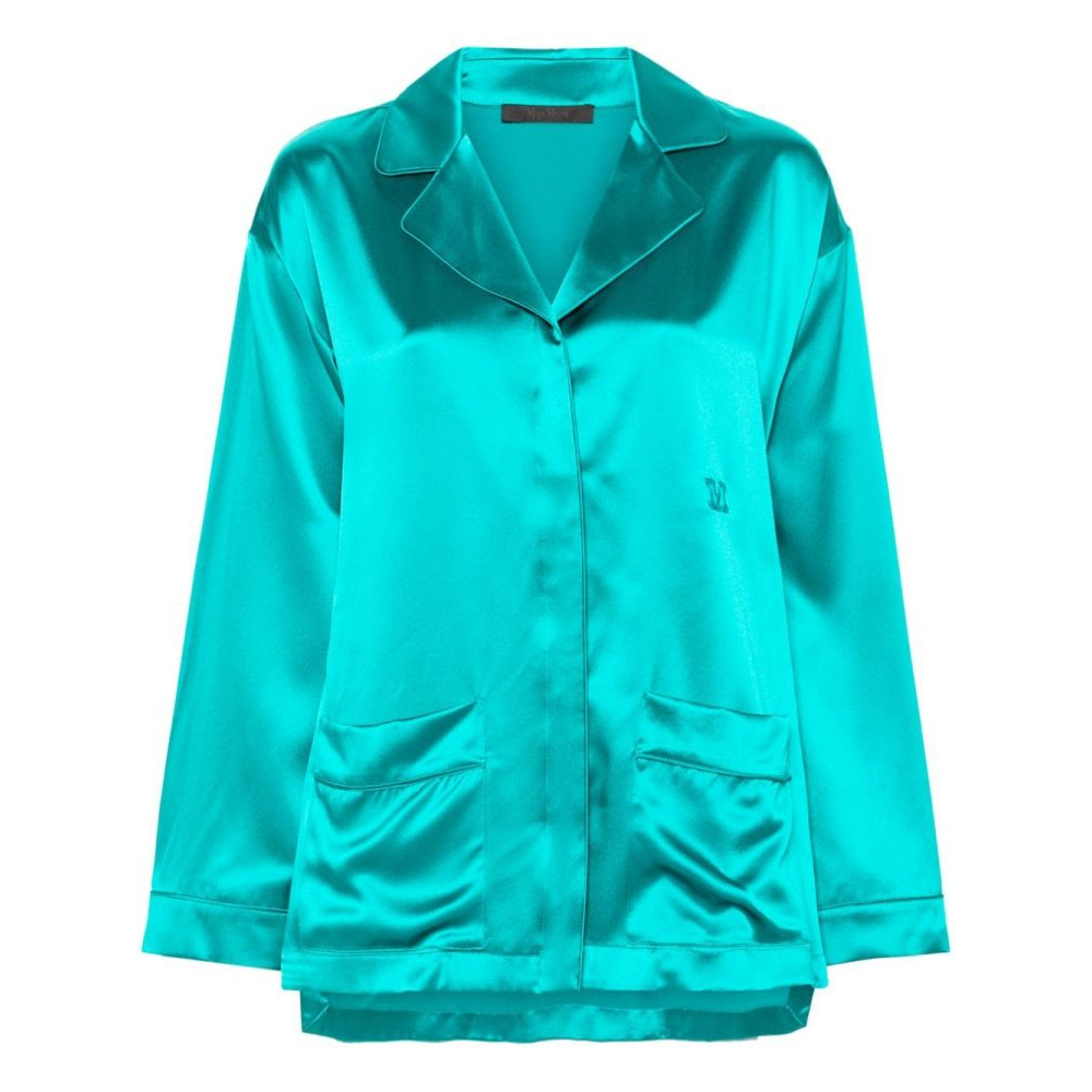 Chemise de pyjama 'Logo Embroidered' pour Femmes