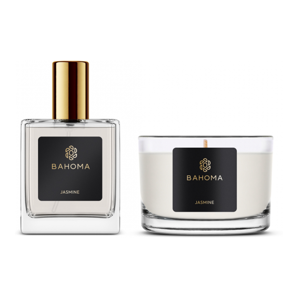Bougie et vaporisateur d'ambiance 'Pearl' - Jasmine 80 g