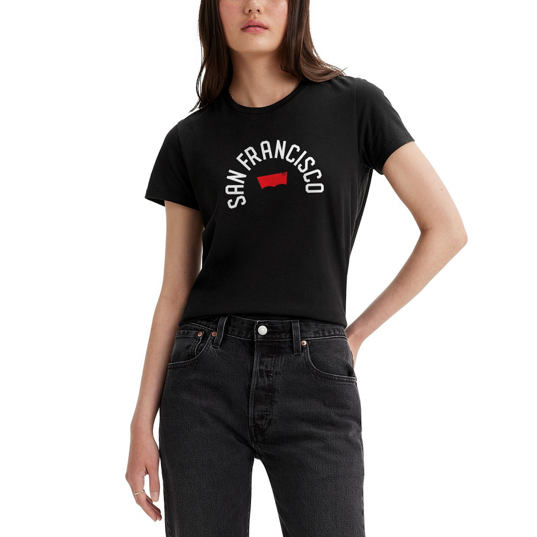 T-shirt 'Perfect Graphic Logo Cotton' pour Femmes
