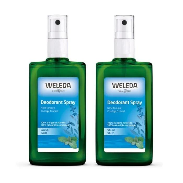 'Déodorant Spray à La Sauge DUO' - 100 ml, 2 Pièces