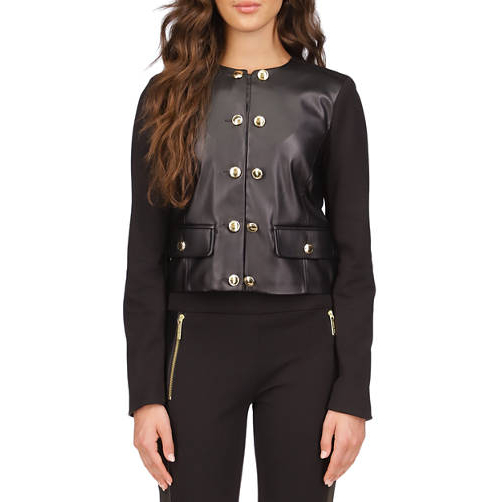 'Button Ponte Jacket' pour Femmes