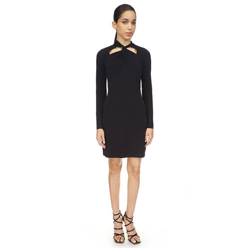 Robe 'Twist Neck Fitted' pour Femmes