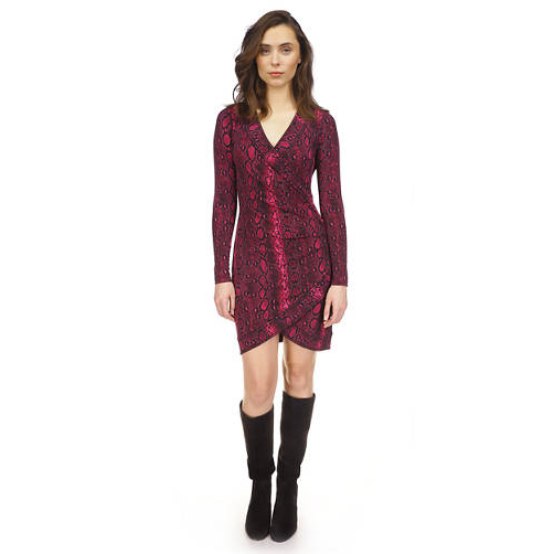 'Crossover Border Mini Dress' pour Femmes
