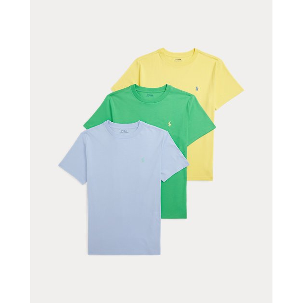 T-shirt 'Cotton Jersey Crewneck' pour Garçons - 3 Pièces