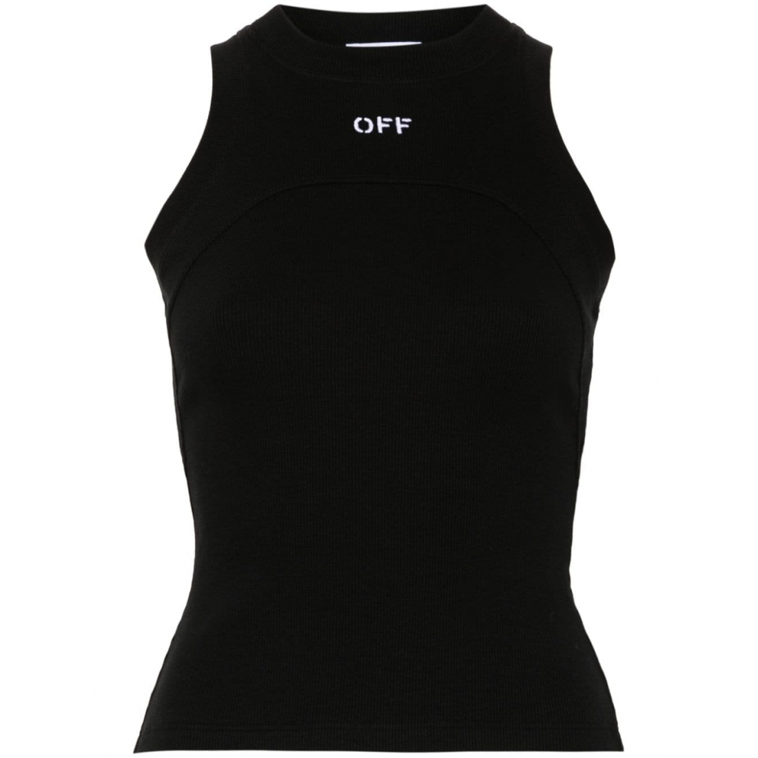 Débardeur 'Logo-Embroidered Ribbed' pour Femmes