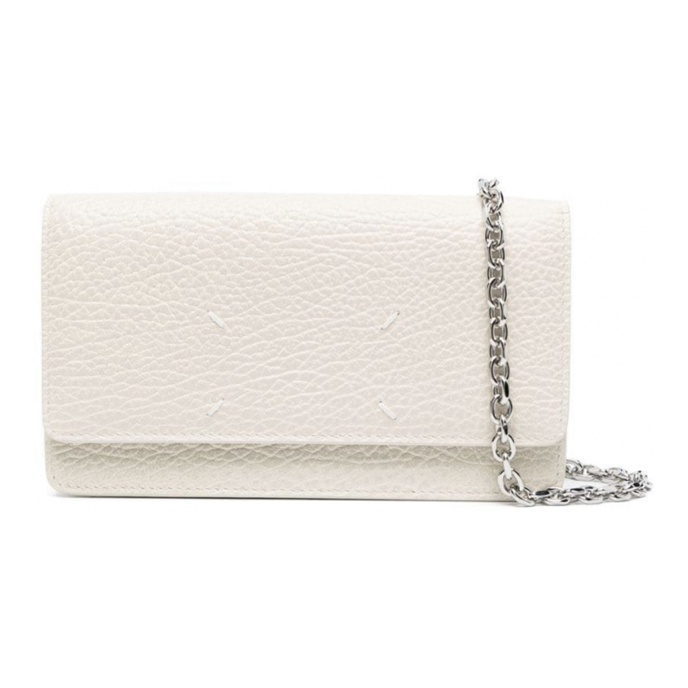 Women's 'Four Stitches' Chain Wallet