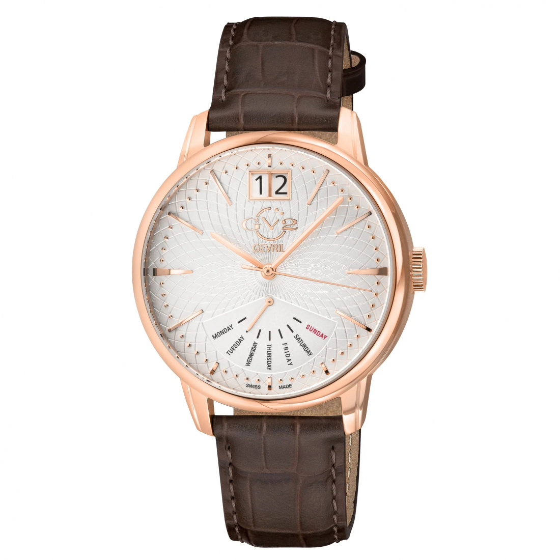 Montre 'Rovescio' Quartz Suisse pour Hommes