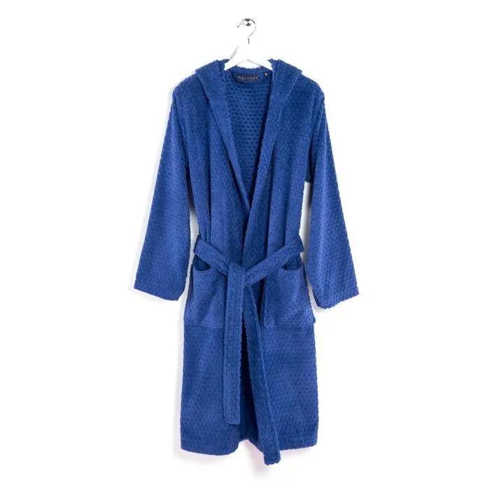 Mermaid Blue Hooded Bathrobe